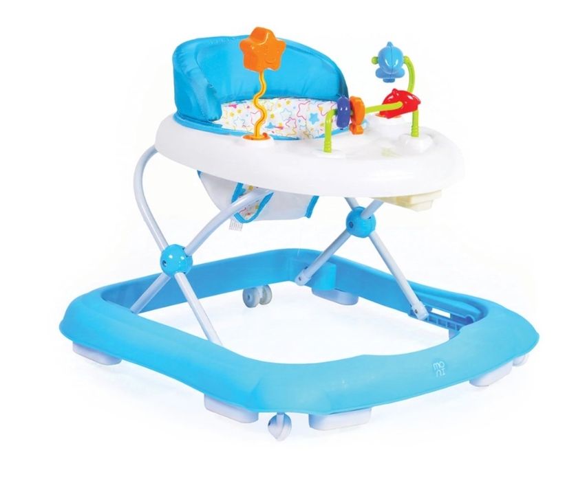 Детска проходилка Eko, синя Подарявам