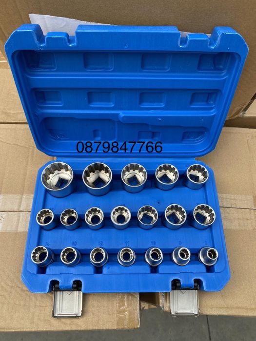 Вложки тип “Gear Lock” 1/2” 19части