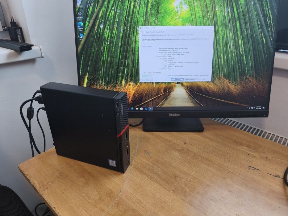 Mini pc Lenovo thinkcecter i5 Ram 8Gb ddr4 video 4Gb ssd Windows 10 office