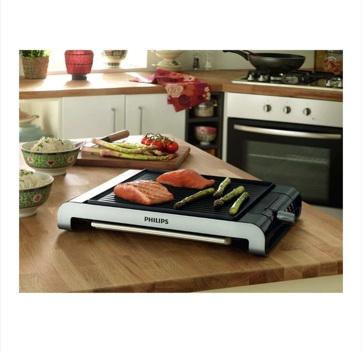 Sigilat - Gratar electric Philips HD4417, 2000 W, 30 x 30 cm