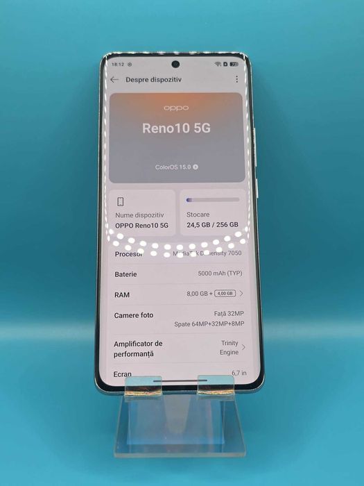 Oppo Reno 10, MEM 256GB, RAM 8GB, Amanet Doamna Ghica, Cod: 102119