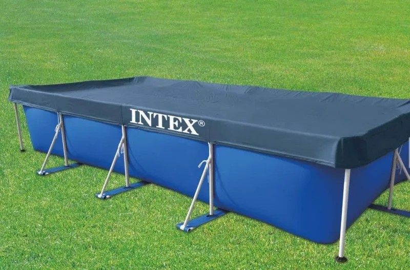 Покривало за басейн INTEX 28039, 450 х 220 см, PVC, защита от замърсяв
