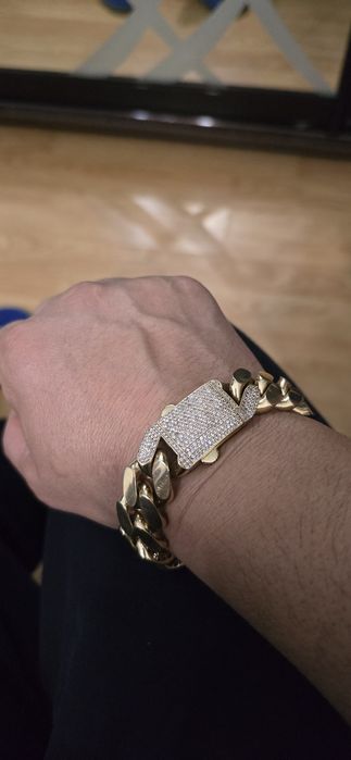 Bratara aur barbati Cuban 14k