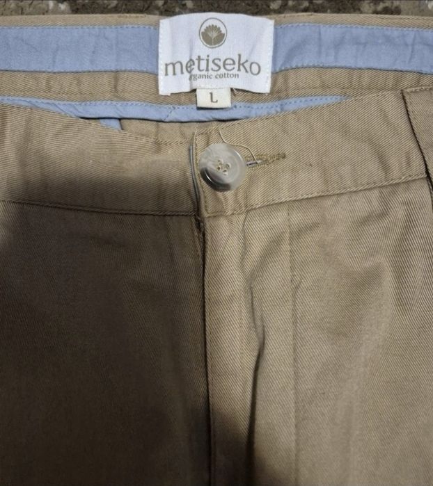 Pantaloni lux de damă Metiseko, 100% Bumbac Organic - L