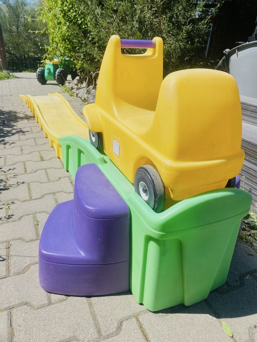 Rollercoaster, tobogan copii cu masinuta, 3,1m