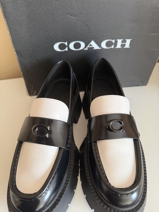 Coach кожени лоуфъри