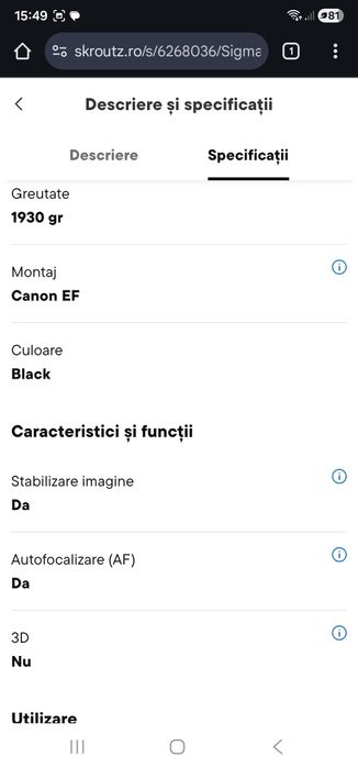 Sigma 150-600mm Contemporary, montura Canon EF