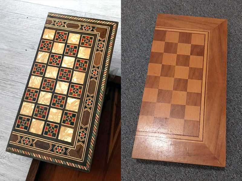 Настолна игра шах табла, два вида