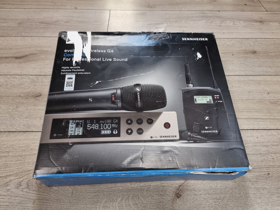 Amanet F28: Set Microfon+Lavaliera Wireless Sennheiser EW 100 G4