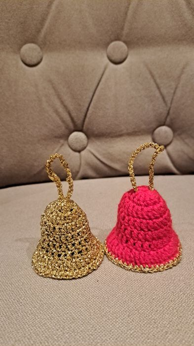 Плетени коледни играчки