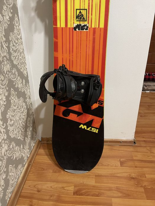 Placa snowboard 157 cm k 2 wide cu legaturi