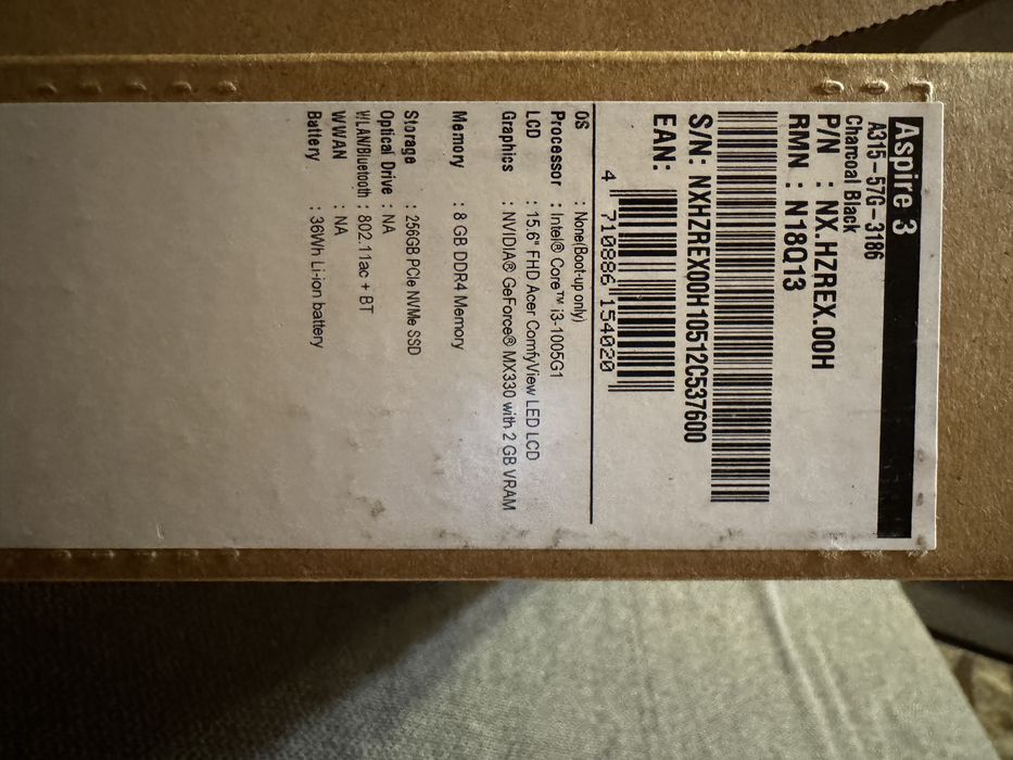 Acer лаптоп като нов