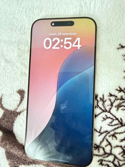 iPhone 16 pro Max desert titanium 512 gb 100% baterie