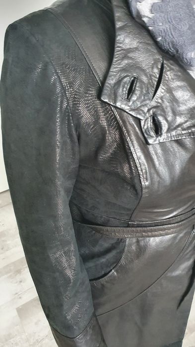 Пальто турецкое кожанное