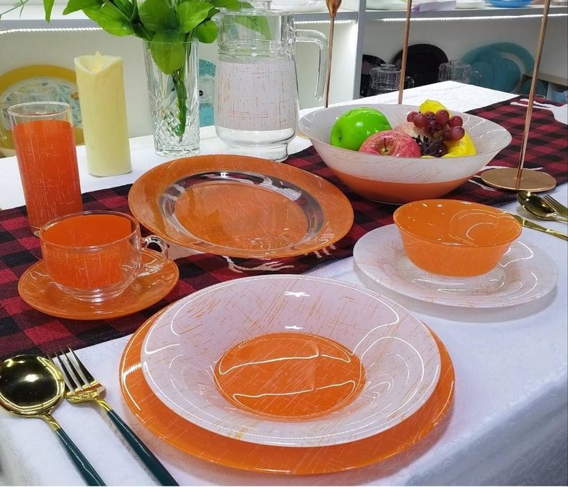 Luminarc firmasidan nabor pasuda original har hil ranglari bor.