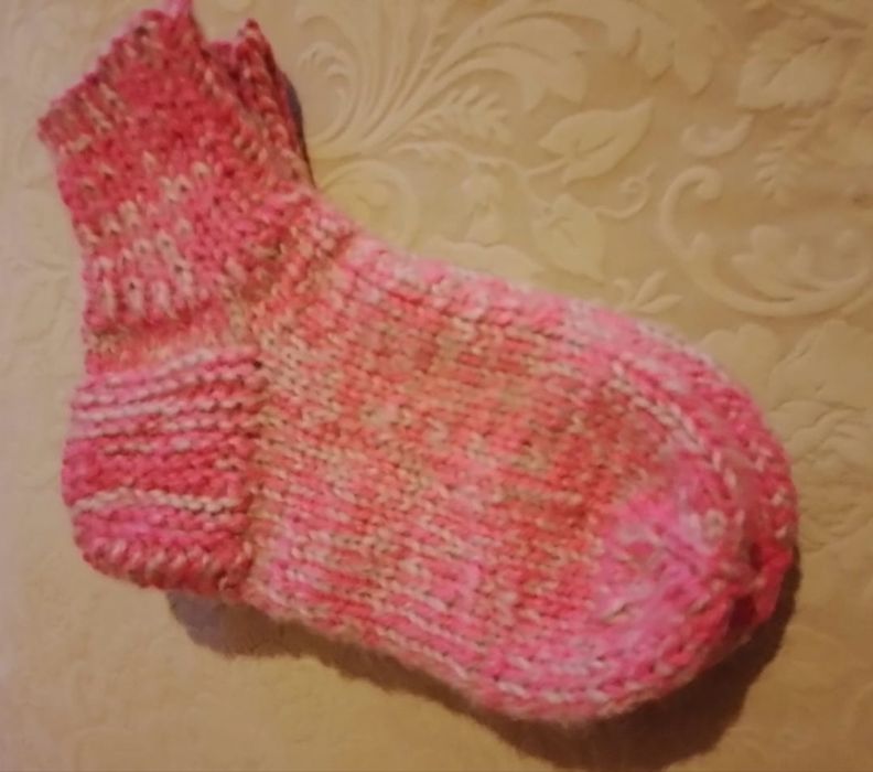 Детские вязаные носки