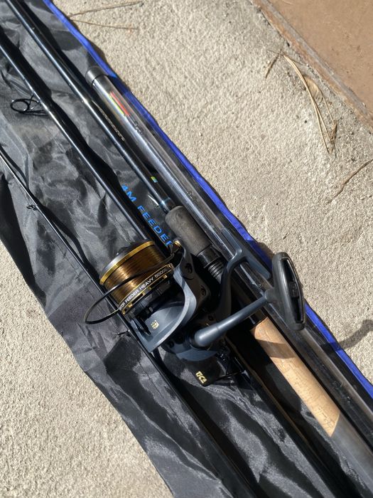 Фидер комплект Preston Monster 4m 180 g и Тica heavy feeder mentor