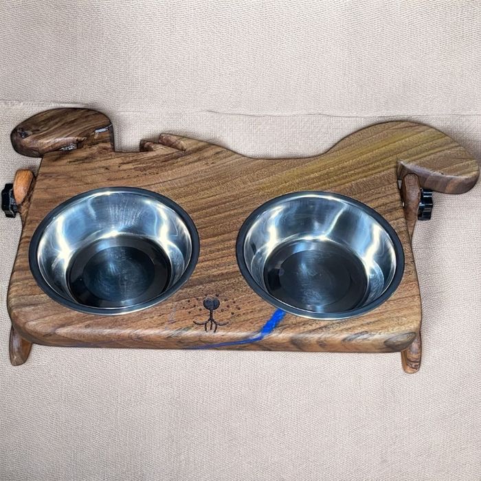 Уникални ръчно изработени поставки за купички с регулираша се височина