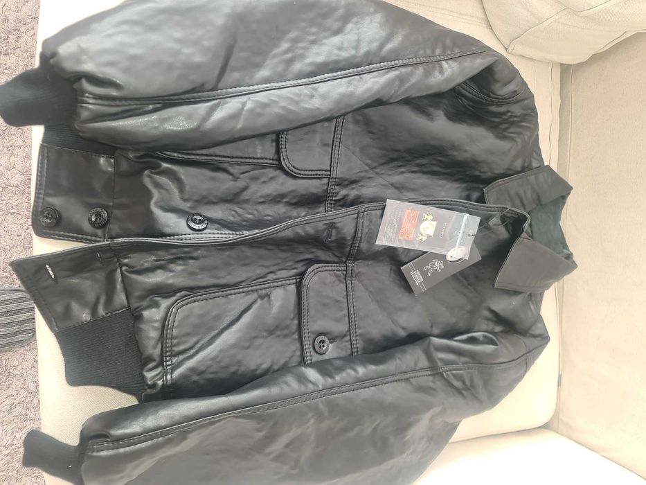 Мъжко кожено яке от естествена кожа HAND MADE ITALY