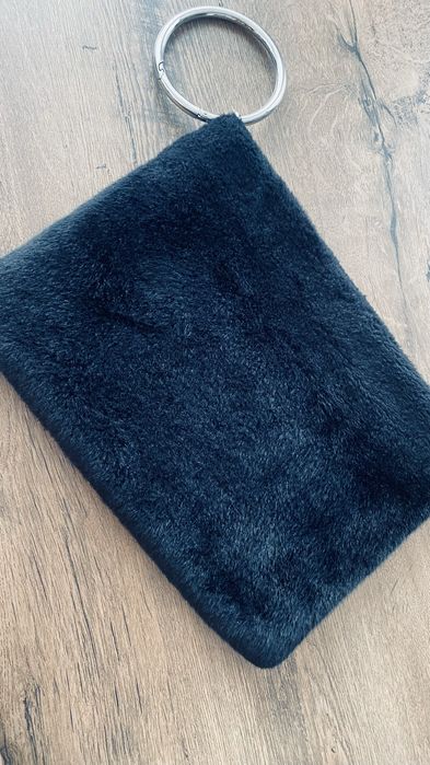 Diesel оригинална чанта от мъхеста материя