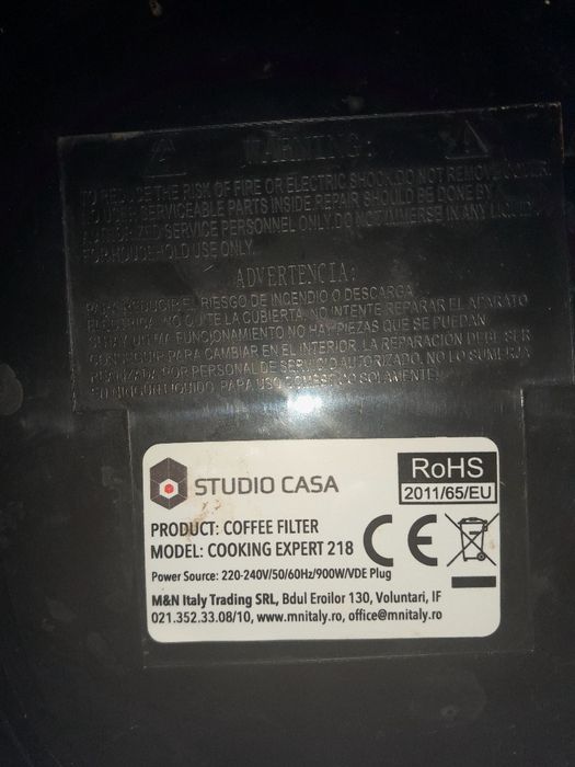Filtru pt. cafea "Studio casa"