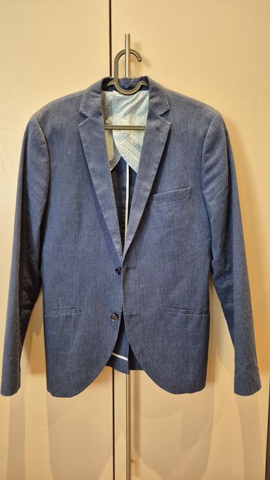 Мъжко сако Reserved синьо размер 48