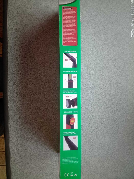 Lampa led de lucru si inspectie, Hofftech, reincarcabila, dimabila, 5W