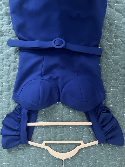 Синя официална рокля