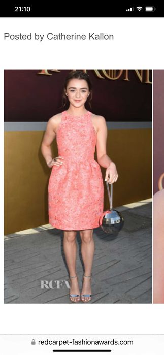 Rochie Markus Lupfer din brocart model faimos