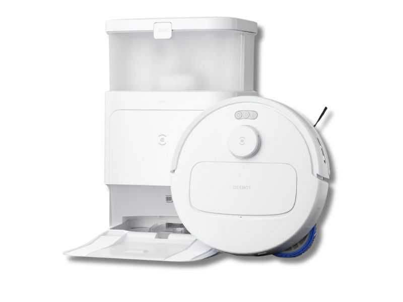 Робот Прахосмукачка ECOVACS N30 PRO OMNI, 10 000 Pa, Бял