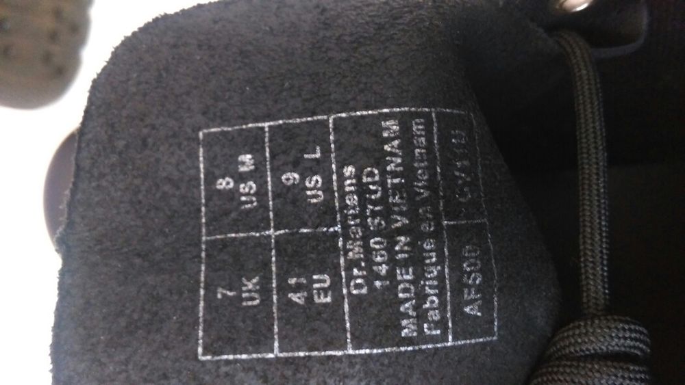 Ghete piele Dr Martens originale, impecabile mărimea 40,5