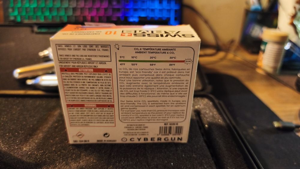 27x capsule co2 airsoft