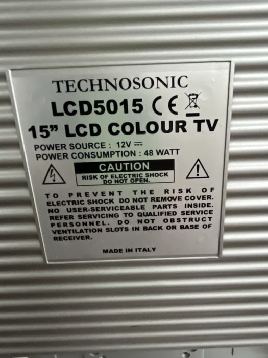 Телевизор малък Technosonic, Италия