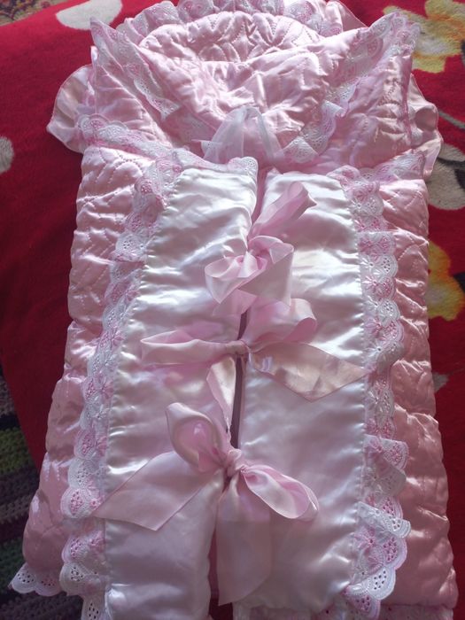 Одеяло конверт для новорожденной девочки