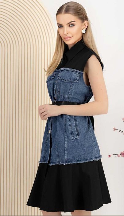 Нова дънкова рокля