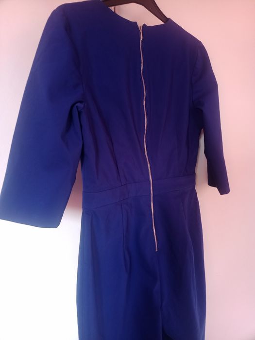 Salopetă office culoare albastru cerneală