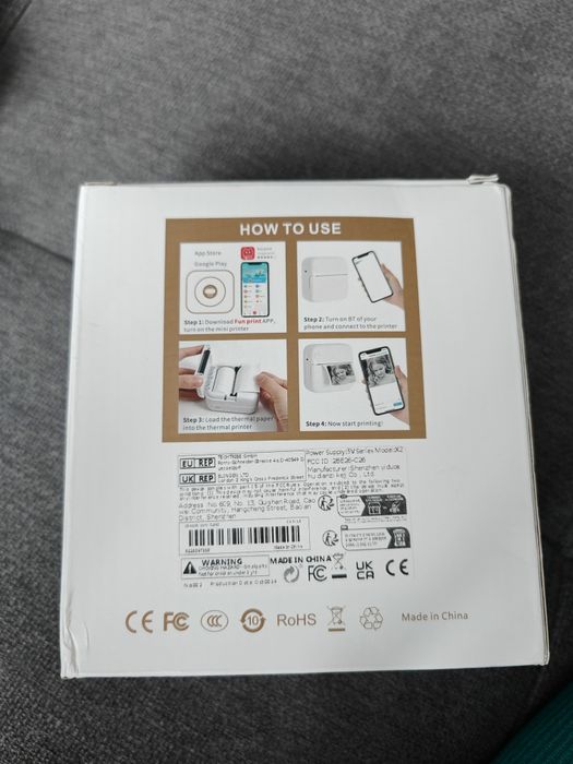 Мини принтер с термо хартия