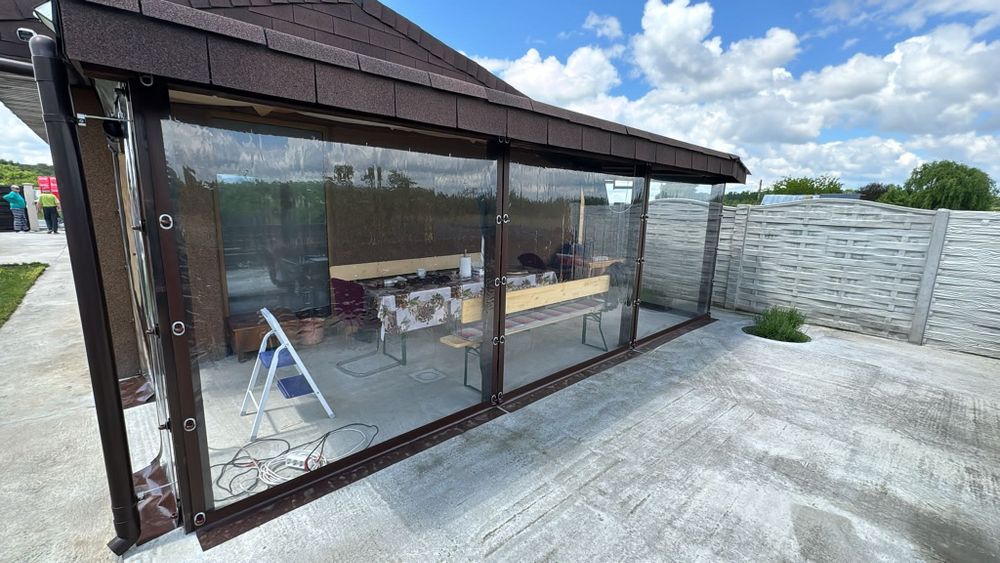 Folie terasa Cristal premium transparenta