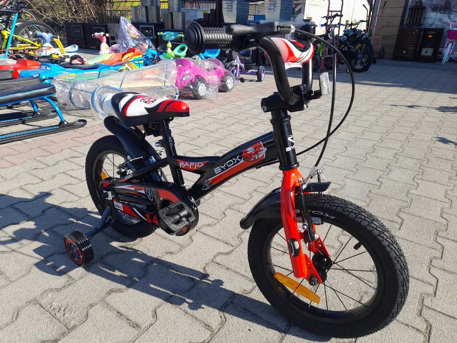 BYOX Велосипед 14" RAPID черен