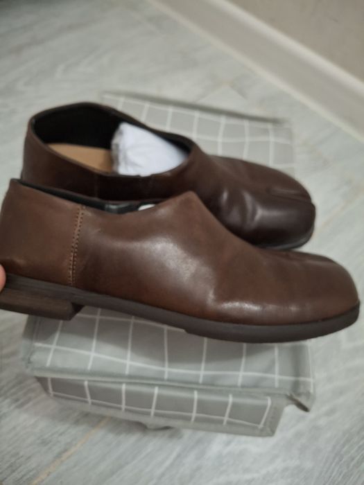 Балетки таби из нат.кожи