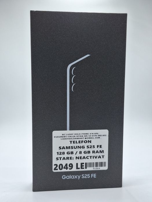 Samsung S25 FE Sigilat 128 Gb 8 Gb ram Factura/Garantie #51864