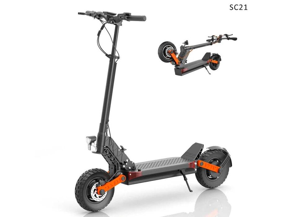 Trotineta Scuter electric puternic 900W 48V 15Ah cu suspensie off-road