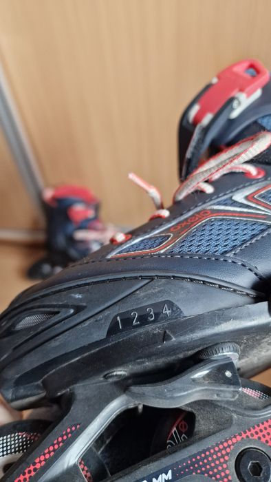 Role reglabile OXELO 35–38, stare foarte bună + geantă