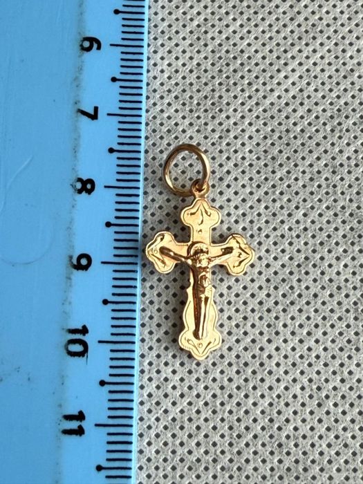 Крест золотой 585 проба