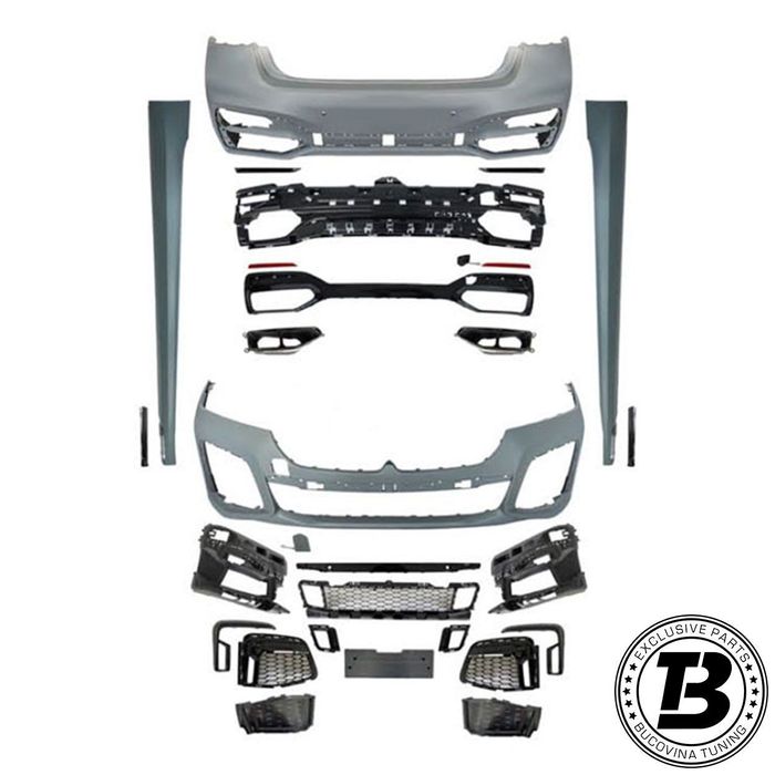 Pachet Exterior compatibil cu BMW Seria 7 G12 M760 Design