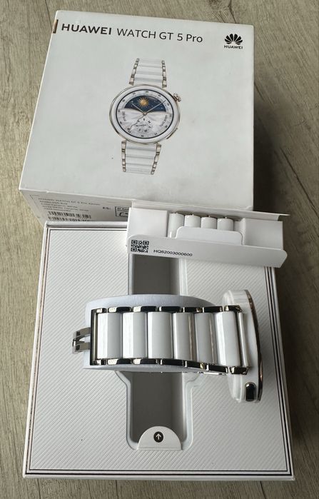 КАТО НОВ Huawei Watch GT 5 Pro Ceramic 42мм. ГАРАНЦИЯ