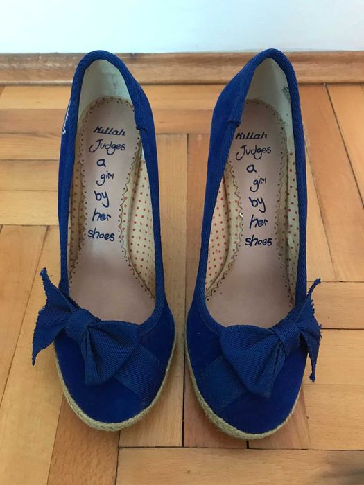 Свежарски Сини Обувки на Ток Killah by Miss Sixty, 37ми номер