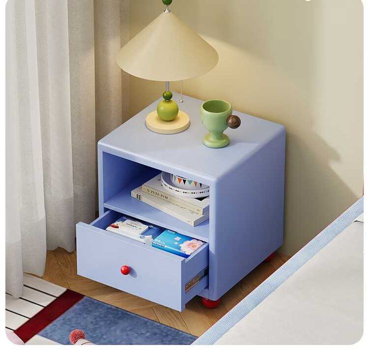 Предкроватная тумба/с ящиками и полками / Tortmali tumbochkalar/Optom