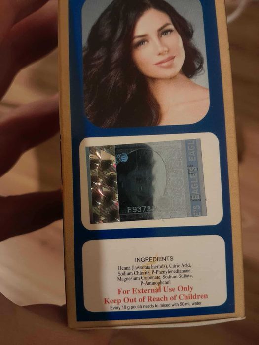 Vopsea vegetală henna indiană 100% naturală pentru păr