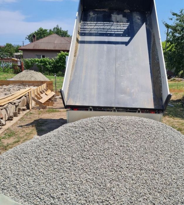 Beton concasat, nisip, pietris
